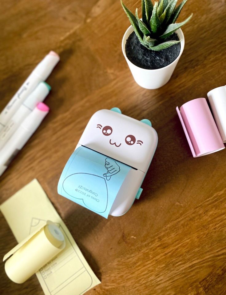 mini bluetooth inkless rechargeable printer for bussiness owners,content creators &students