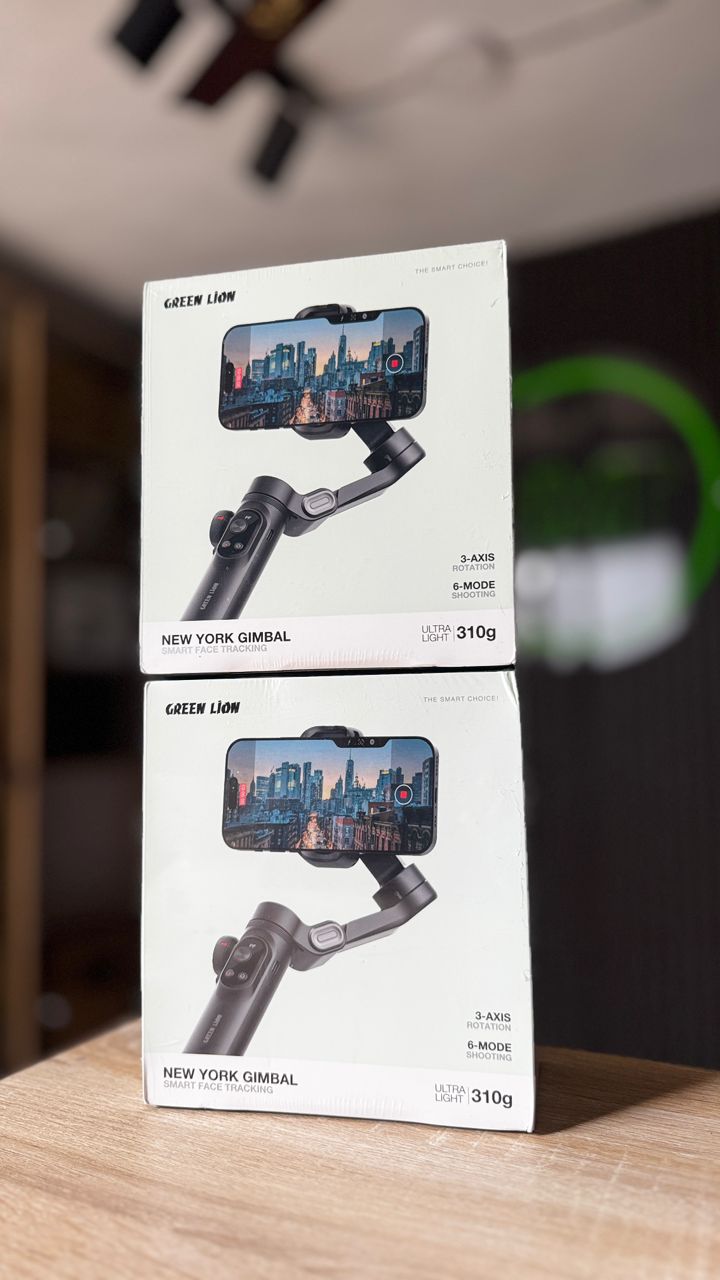 Green Lion New York Gimbal Smart Face Tracking - Black