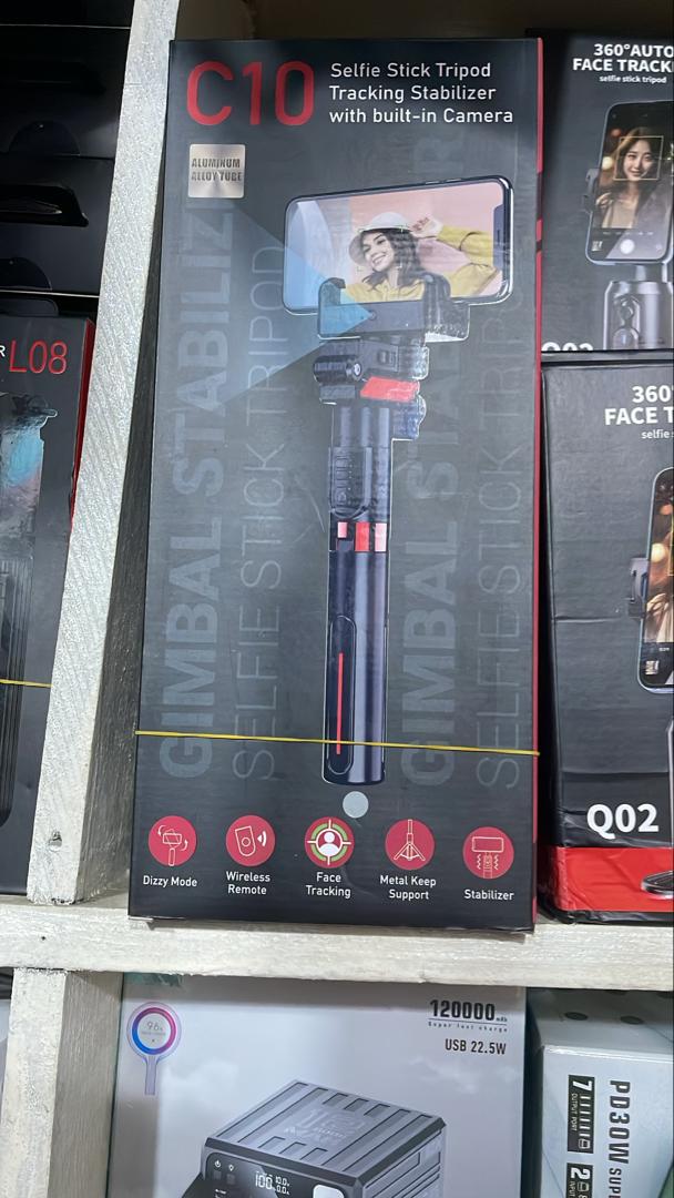 C10 Selfie Stick Tripod 360 Tracker