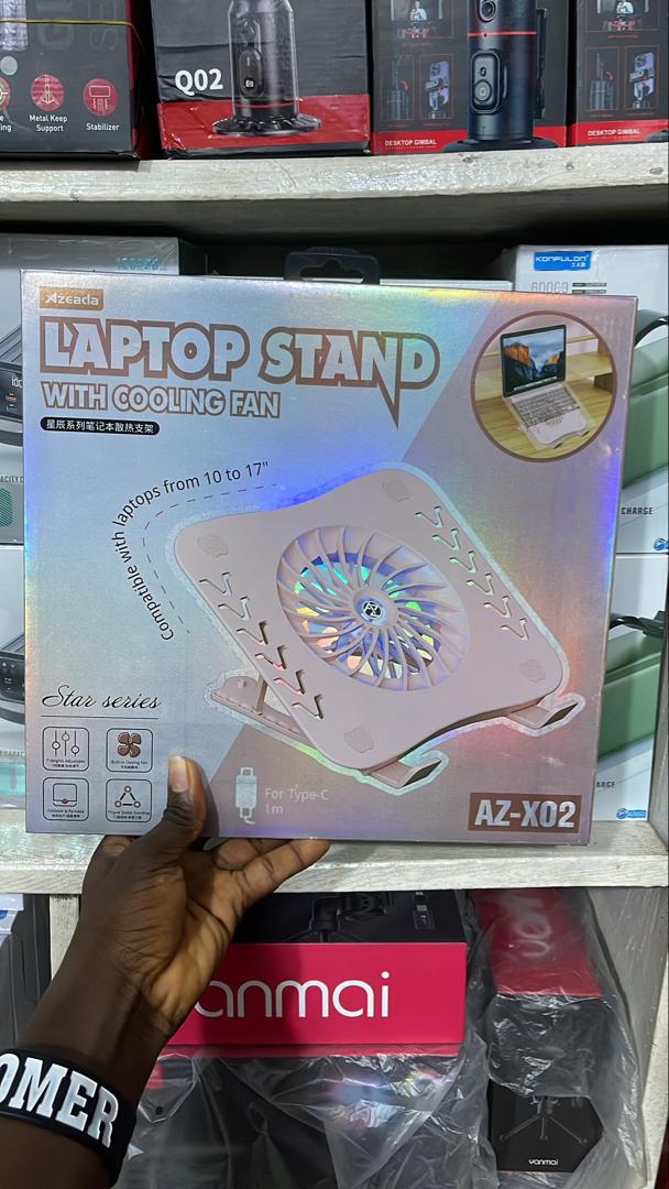 Azeada Laptop Stand with Cooling Fan AZ-X02